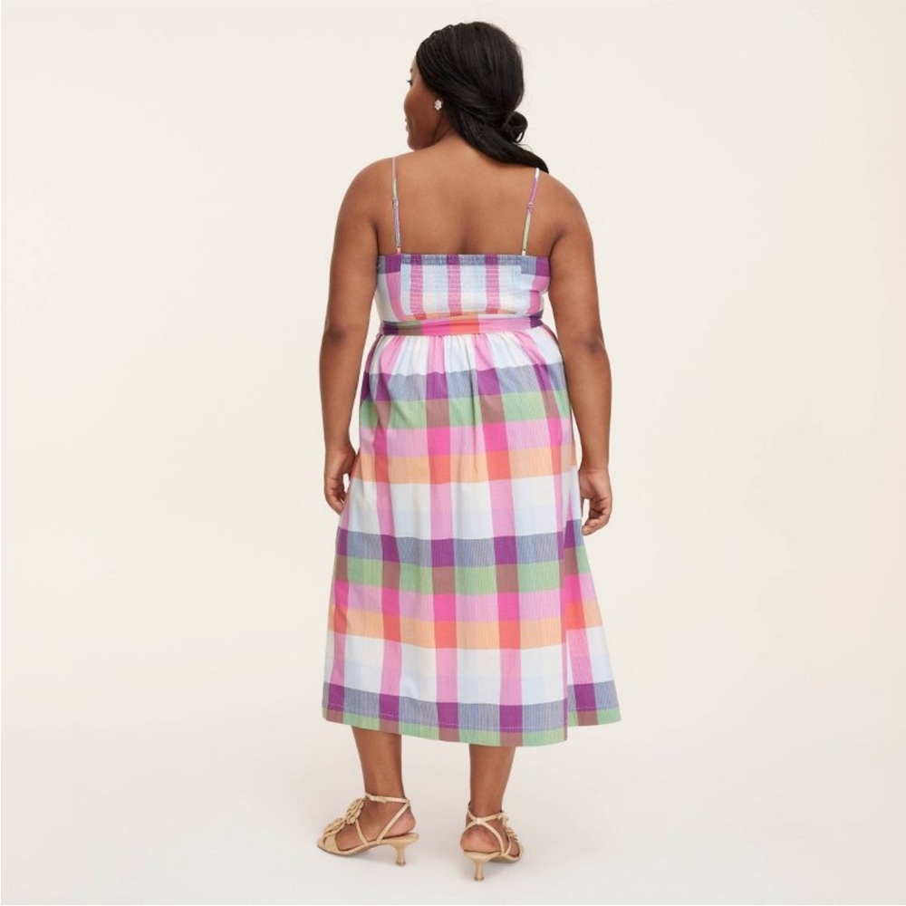 Women's Plaid Tie-Waist Midi Dress - kate spade new york x Target